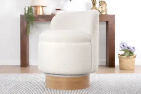 BELİSH DÖNEN TEDDY PUF, BEYAZ
