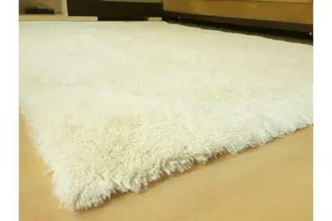 TAVŞAN TÜYÜ DEKORATİF POST HALI, KREM, 80X150