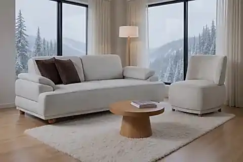 MİLAS KOLTUK TAKIMI, KREM