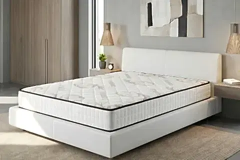 MUBAH EKSTRA BAMBOO YAYLI TEK KİŞİLİK YATAK, 90X190