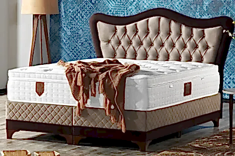 BEDCRAFT STARLINE PLUS FERMUARLI PEDLİ ULTRA FULL YAYLI TEK KİŞİLİK YATAK, 90X190