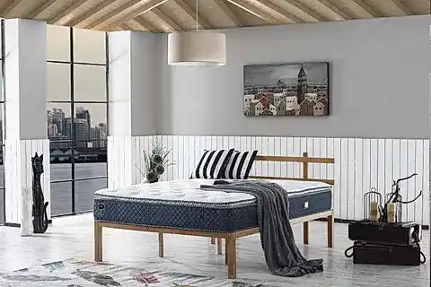 BEDCRAFT PASCHA BLUE FERMUARLI ULTRA FULL TEK KİŞİLİK YATAK, 90X190