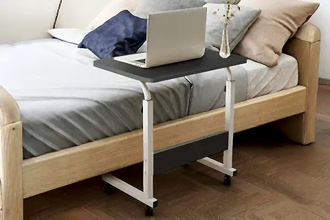 YÜKSEKLİK AYARLI LAPTOP SEHPASI, ANTRASİT BEYAZ, 60X40