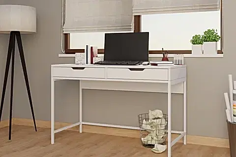 MİDOSER DURU ÇALIŞMA MASASI BEYAZ