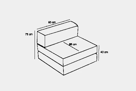 COMFORT SERİSİ YATAKLI TEKLİ MODÜL, YEŞİL