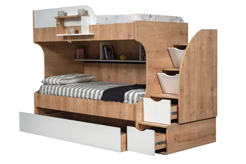 AURA YAVRULU RANZA, CEVİZ BEYAZ, 90X200