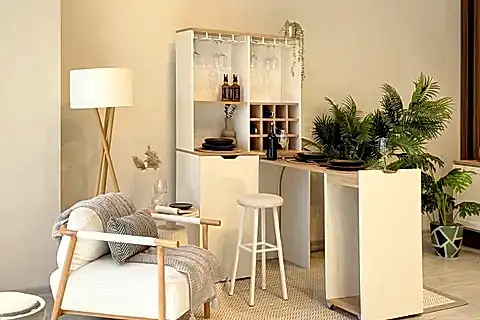 VELTO KATLANABILIR MASALI MİNİ BAR, KARİNA SEDEF