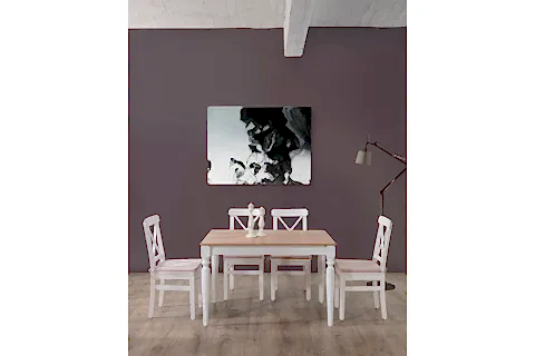 HALİÇ SABİT MASİF MASA TAKIMI, 120X80