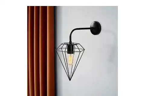 ELMAS SİYAH DUVAR APLİK