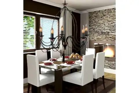 LUMEXX BERFİN BEŞLİ SİYAH RUSTİK SARKIT