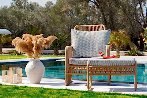 VİTA BAHÇE VE BALKON KOLTUĞU, PUFLU