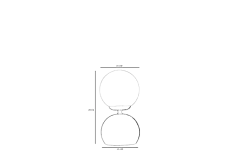 OLİVER MASA LAMBASI, ESKİTME KAPLAMALI BAL CAMLI