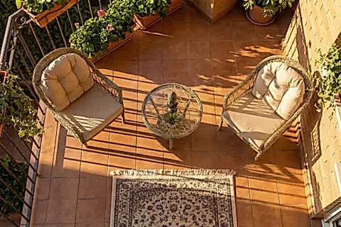 TOSİ RATTAN BAHÇE BALKON SETİ, KREM