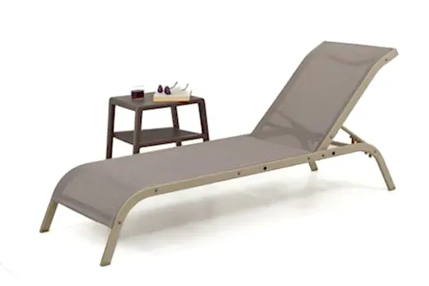 DİVONAHOME NEXT KOLSUZ ŞEZLONG, SERAMİK KAPLAMA