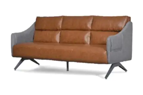 DOMİNUS KAZ TÜYÜ DOLGULU SUNİ DERİ ÜÇLÜ KANEPE, TABA