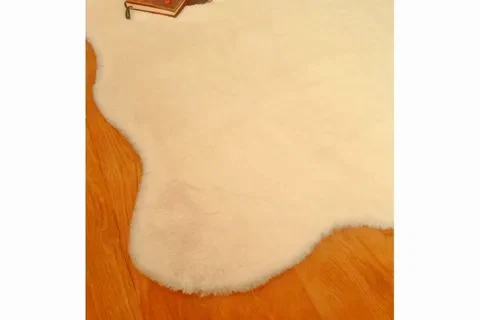 TAPPETO REX TAVŞANI POSTU, KREM, 75X100