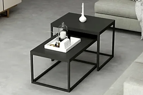 LEKA ORTA SEHPA, MAT SİYAH