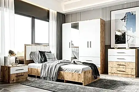 ZİTA KARYOLA VE BAŞLIK,  90X90 CM