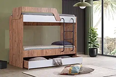 TRİPLE YAVRULU RANZA, BASAMAKLI