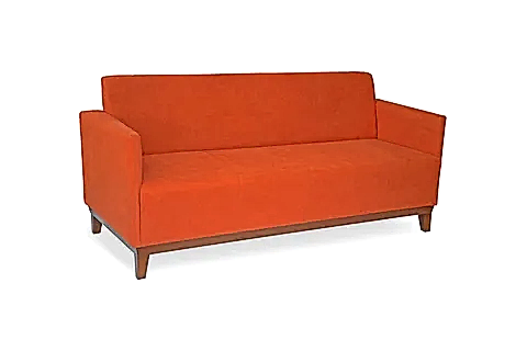 SİSTEMLERİ YARİS KUMAŞ CEVİZ ÜÇLÜ KANEPE, KIRMIZI