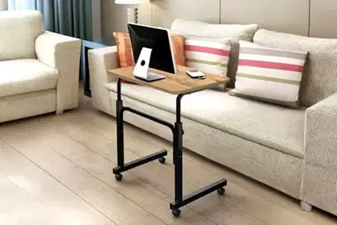 YÜKSEKLİK AYARLI LAPTOP SEHPASI, ATLANTİK ÇAM, 70X40