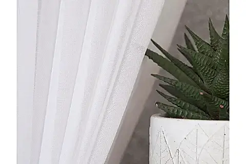 MASSARELLİ ETAMİN TÜL BEYAZ  1-3 SIK PİLE 200X260