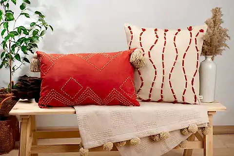 DFN HOME WAVE İKİLİ KIRLENT SETİ, KAHVERENGİ