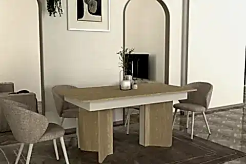 LAVA ROTA AÇILIR YEMEK MASASI, KUMTAŞI
