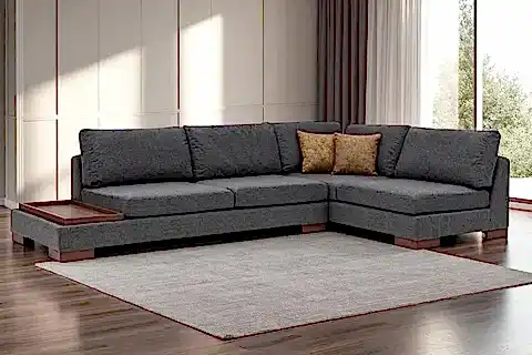 TULİP KETEN KÖŞE KOLTUK, ANTRASİT, SAĞ KÖŞE