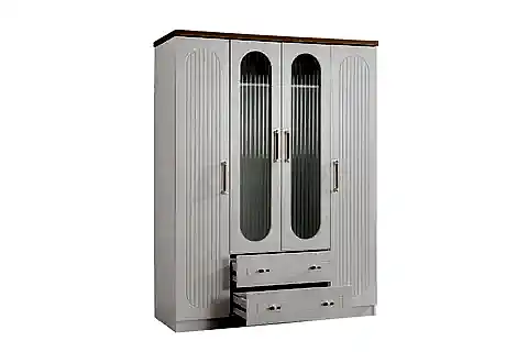 VİTA BOHEM ÇEKMECELİ GARDIROP, 4 KAPAKLI