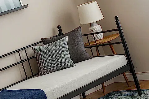 SOHO DAYBED TEK KİŞİLİK SİYAH, METAL KARYOLA, 90X200