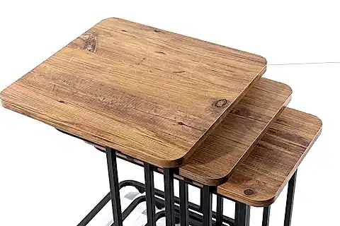 MONO C ZİGON SEHPA, ÜÇLÜ, ATLANTİK ÇAM