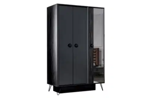 BLACK NEW GARDIROP, 3 KAPAKLI