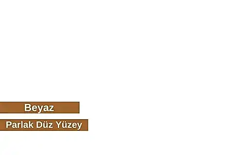 RUDA BANYO DOLABI, BEYAZ, İKİ KAPAKLI