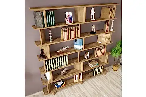 AZURE KİTAPLIK, ÇAM, 180 CM