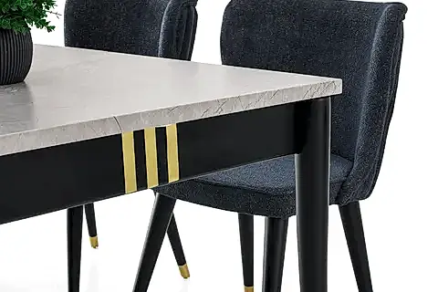 ENZO AHŞAP AYAKLI MASA, 130X85