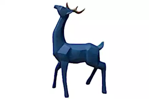 KÜBİK GEYİK BİBLO FRESCO MAVİ
