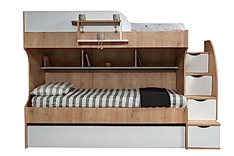 AURA YAVRULU RANZA, CEVİZ BEYAZ, 90X200