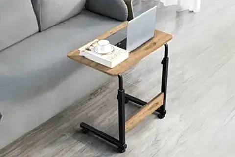YÜKSEKLİK AYARLI LAPTOP SEHPASI, ATLANTİK ÇAM, 60X40