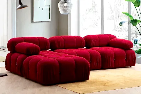 NEW BUBBLE MODÜLER KÖŞE KOLTUK, KIRMIZI