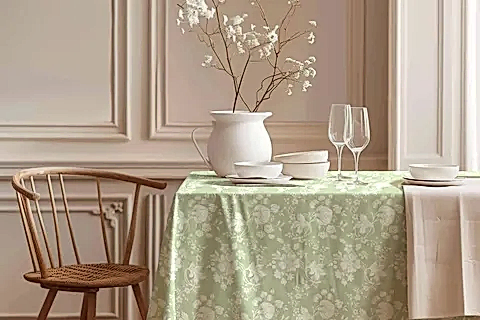 BOTANİCA NOSTALJİ PAMUK MASA ÖRTÜSÜ, 100X100 CM