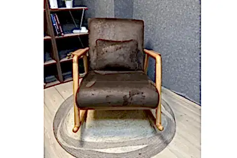 MİNİTO SALLANAN SANDALYE, KAHVE, NATUREL AHŞAP