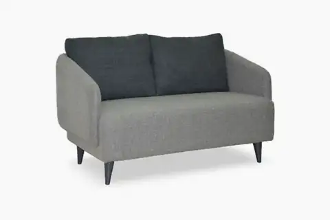 EOS KUMAŞ ANTRASİT AYAKLI İKİLİ KANEPE, GRİ