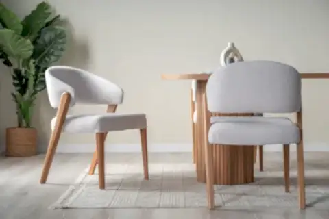 NİKE BOHEM MASİF AHŞAP YEMEK MASA TAKIMI