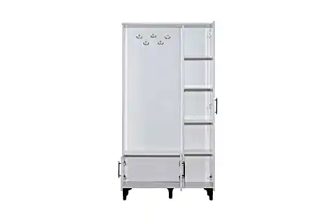 BLESK ASKILIKLI PORTMANTO VESTİYER, BEYAZ