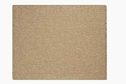 QUEEN JÜT HASIR GÖRÜNÜMLÜ DOKUMA HALI, BEJ, 80X150, 672