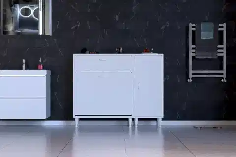 YENİCE BANYO DOLABI, 60 CM 1 GENİŞ SEPETLİ, 95 CM