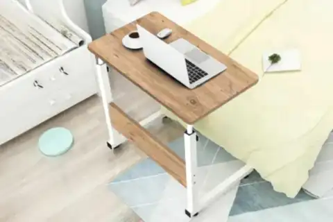 YÜKSEKLİK AYARLI LAPTOP SEHPASI, ATLANTİK ÇAM BEYAZ, 70X40