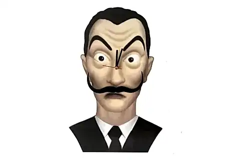 SALVADOR DALİ DEKORATİF SARKAÇLI DUVAR SAATİ