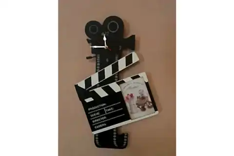 KLAKET DEKORATİF RESİM ÇERÇEVELİ DUVAR SAATİ